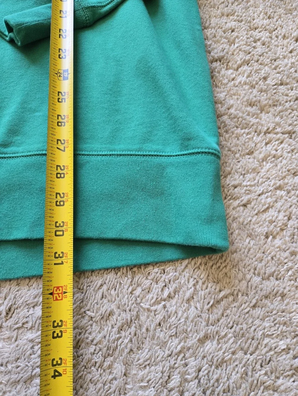 J.Crew Lightweight French Terry Sweatshirt Mens XL Green Cotton